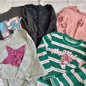 Girls Long Sleeve Tees